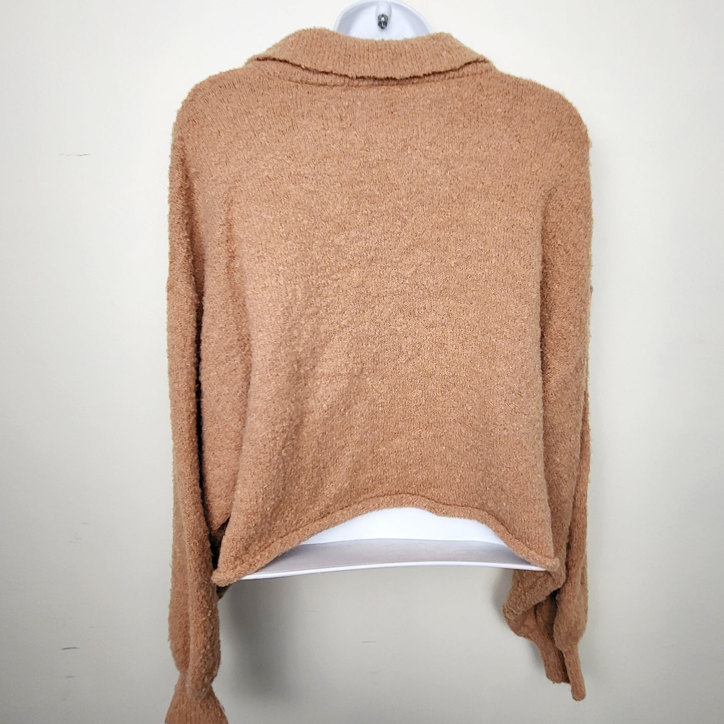 BAUB1 - Dreamers by Debut Fuzzy Button Shacket. Size medium