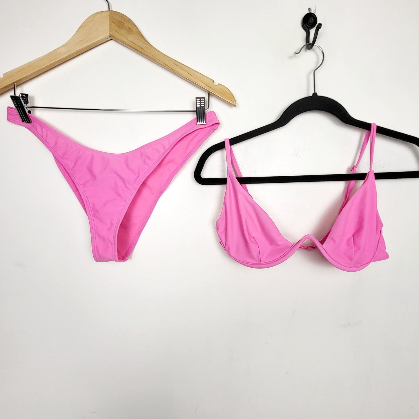 JKZ2 - Betty Jade pink 2pc bikini. Size medium