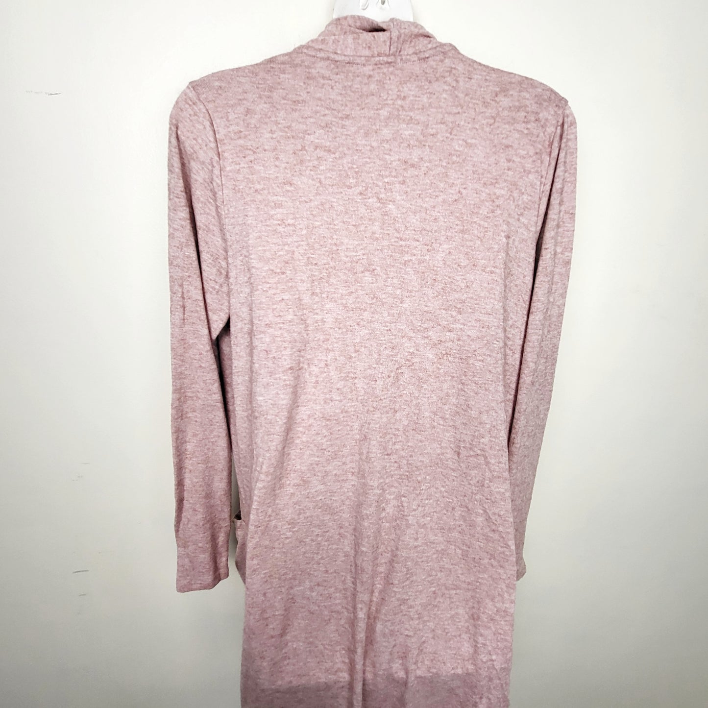 MHCK1 - Camber and Grace pale pink lightweight open cardigan sweater. Size large