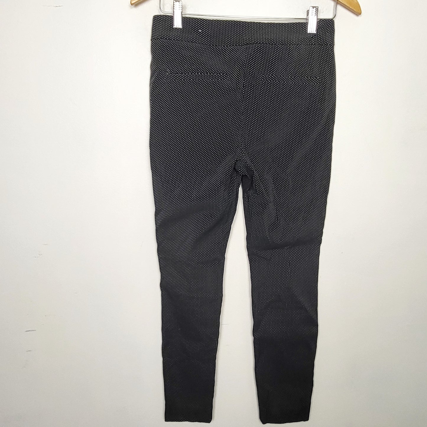 RHW1 - Camber and Grace black polka dot "City Legging" pants. Size medium