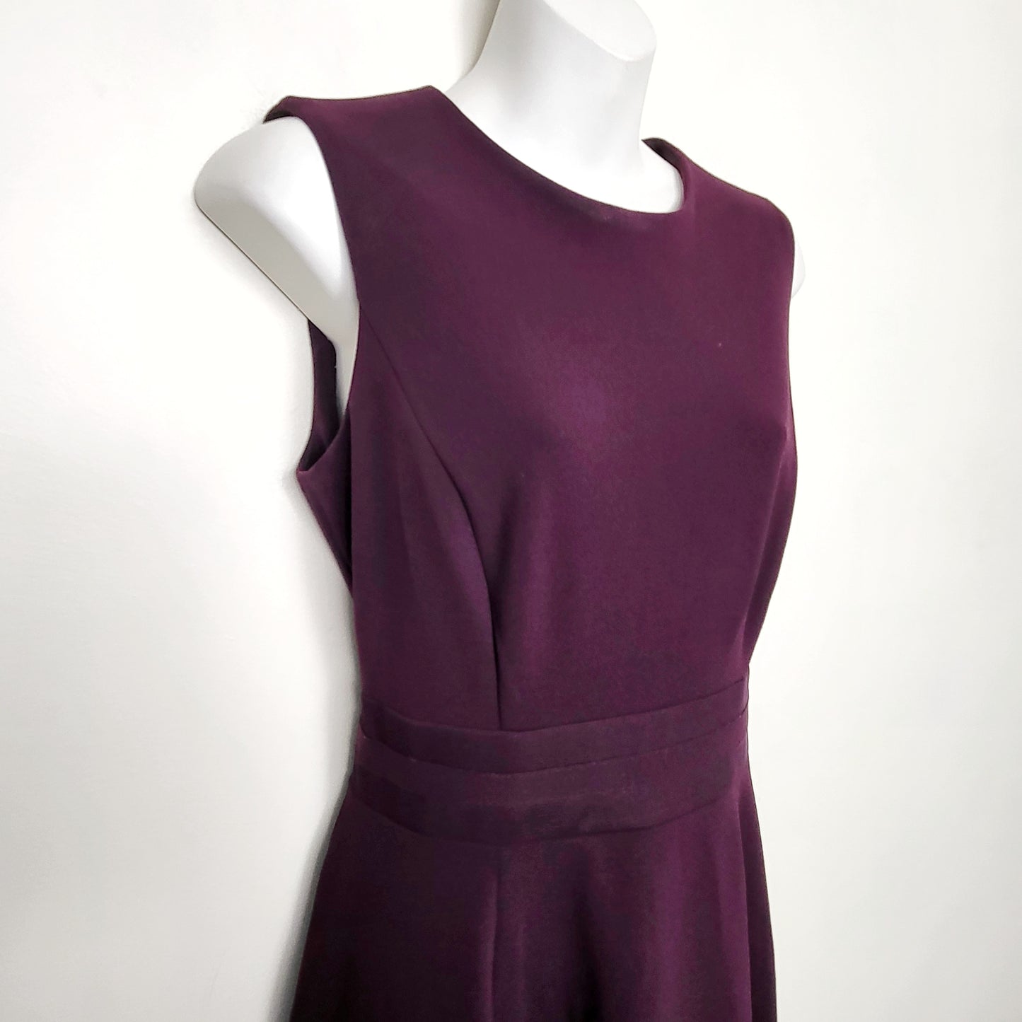 RHW - Calvin Klein purple A-line dress. Size 8