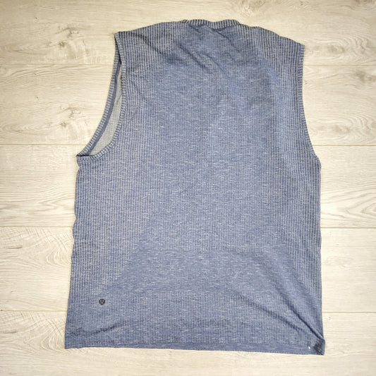 Lululemon blue Metal Vent Tech tank top. Men's XL