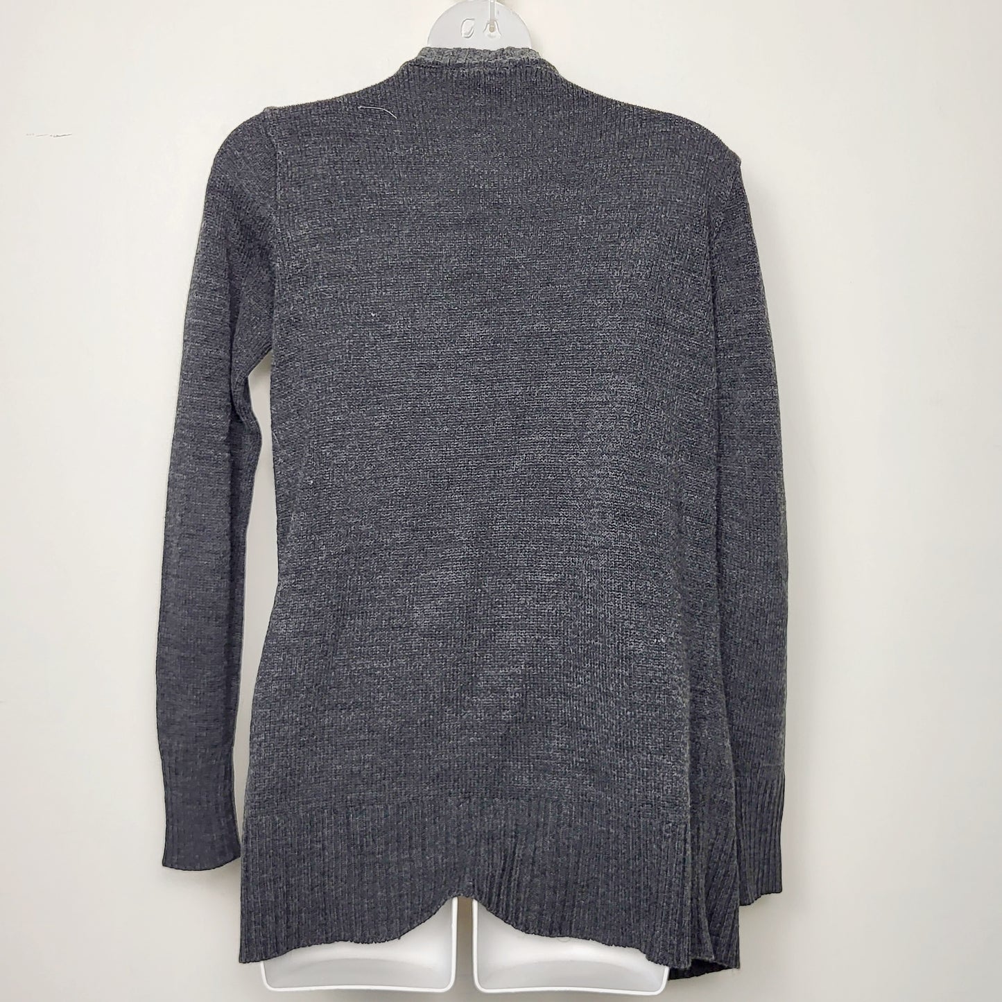 MFTZ2 - Bluenotes grey open cardigan sweater. Size medium