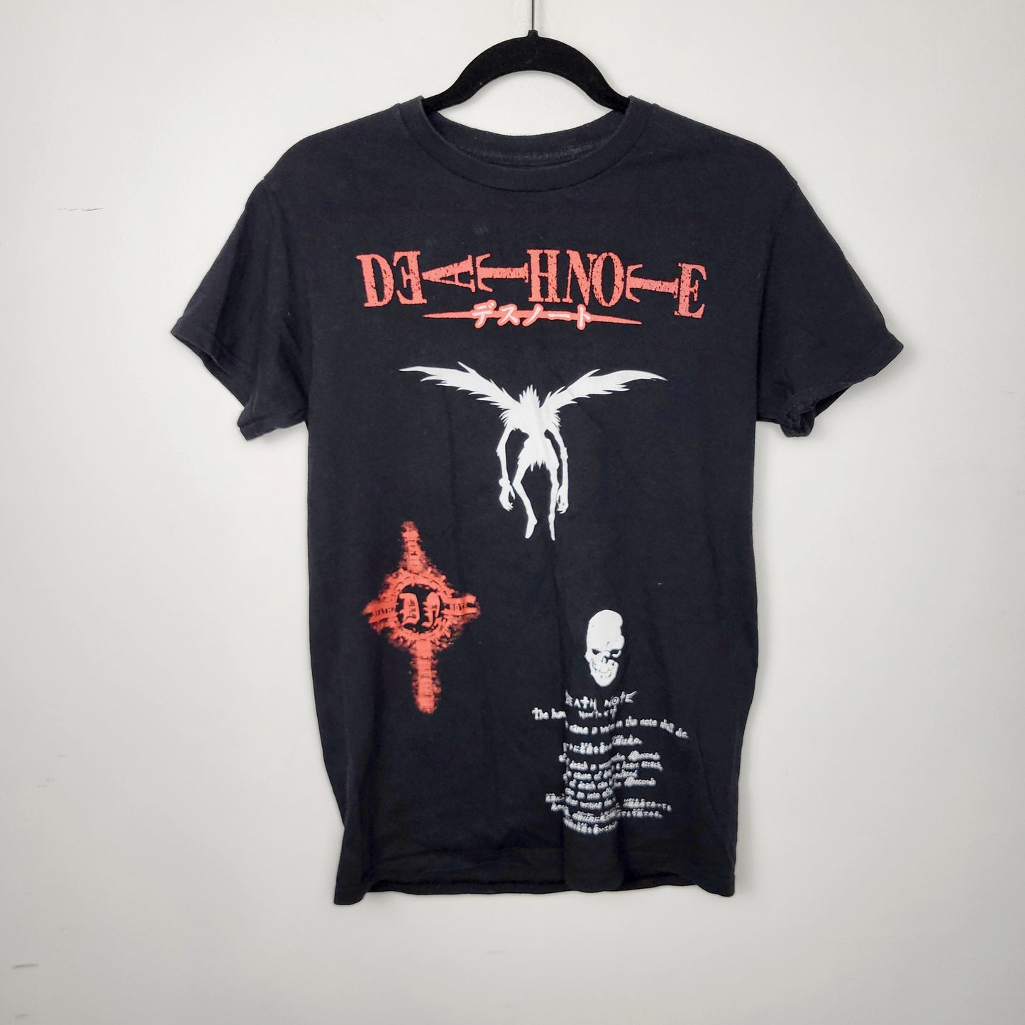 MBRS - Death Note slim fitting black t-shirt. Men's size small