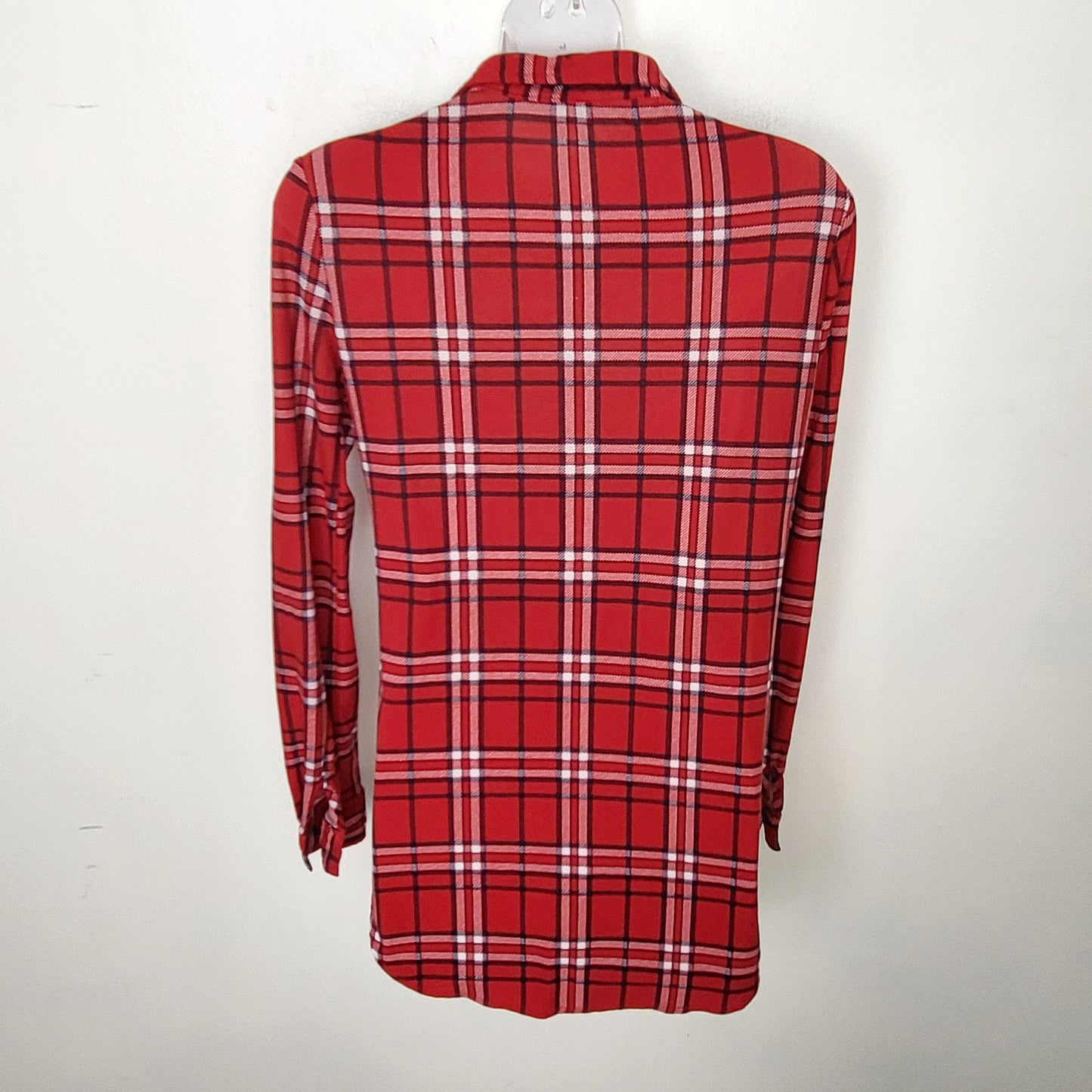 CSEB - Ardene red plaid super soft button down shirt. Size small