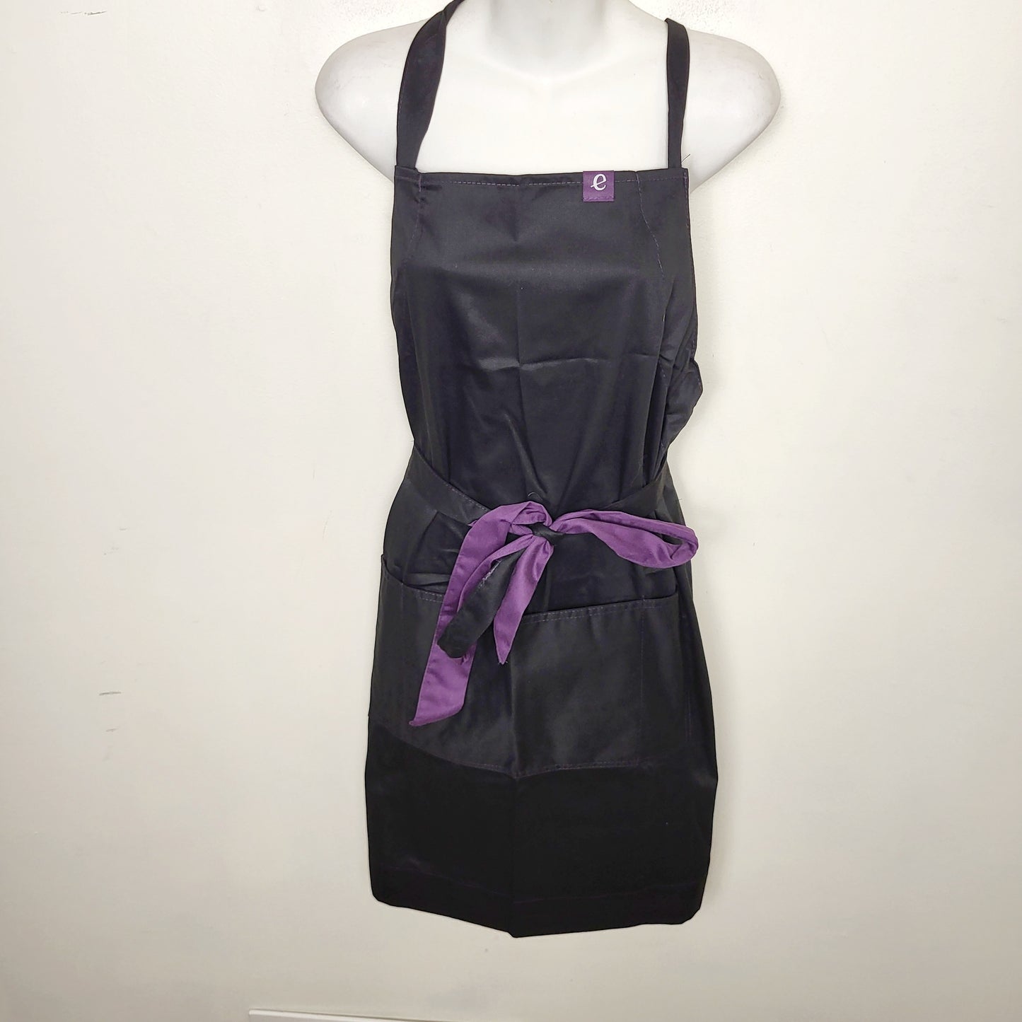 BBIN2 - NEW - Epicure black and purple chef's apron