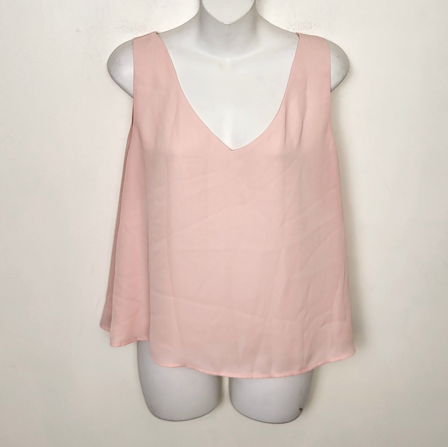 BBIN2 - Sugar Rain light pink sleeveless top. Size large