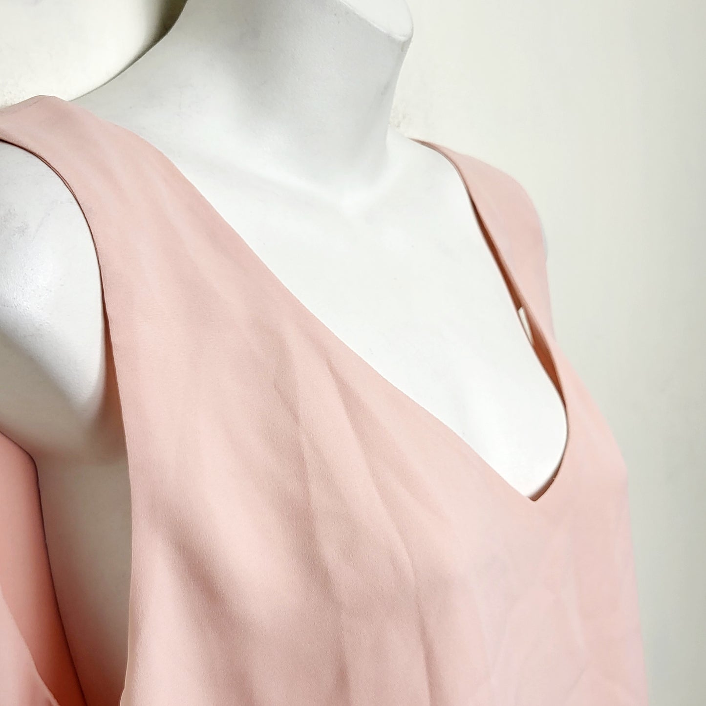 BBIN2 - Sugar Rain light pink sleeveless top. Size large