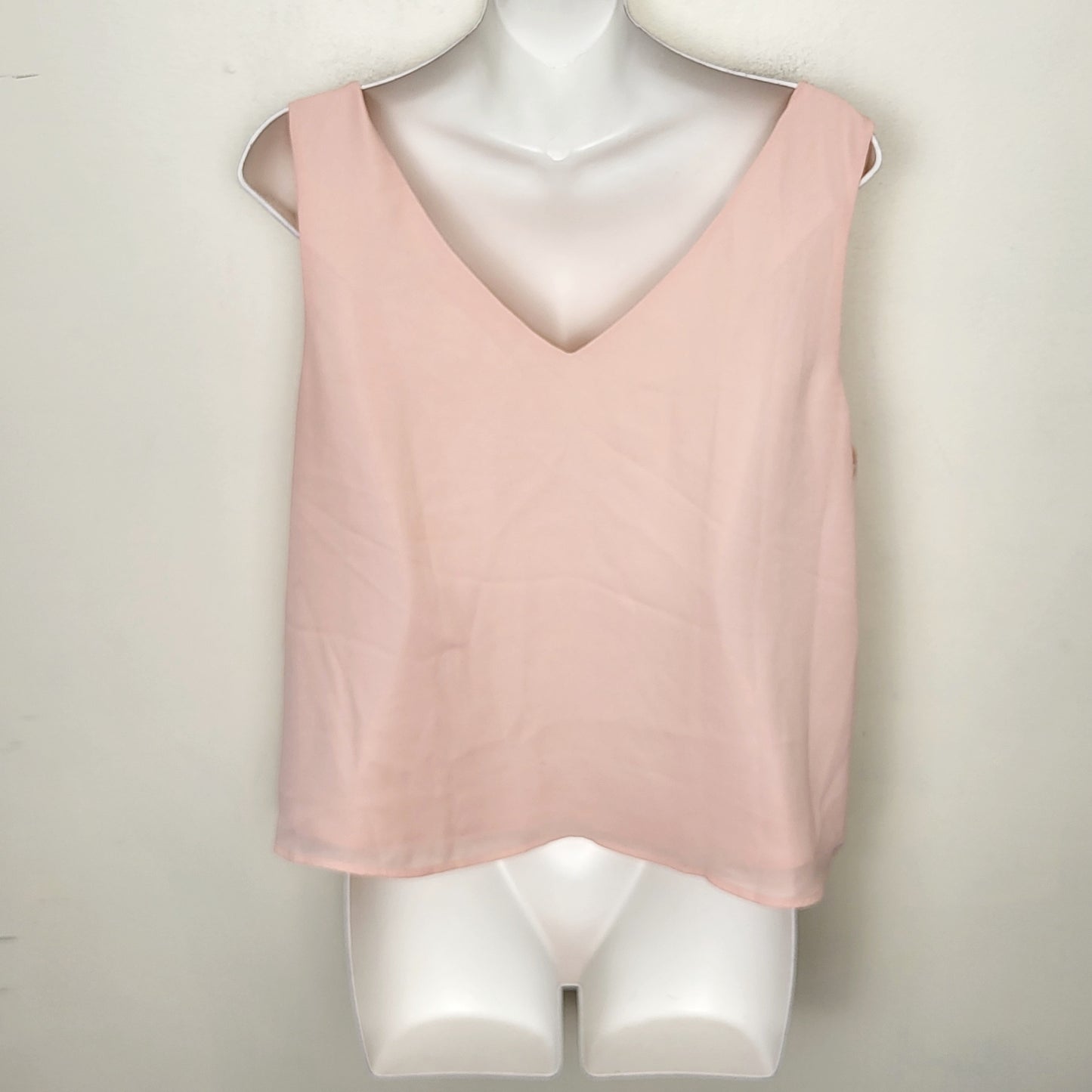 BBIN2 - Sugar Rain light pink sleeveless top. Size large