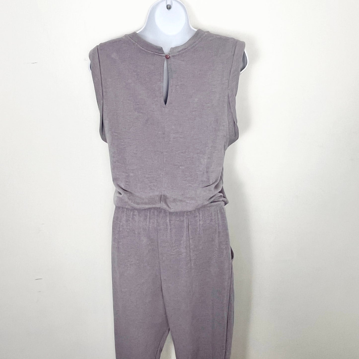 KMRY1 - Gilli light purple drawstring jumpsuit. Size medium