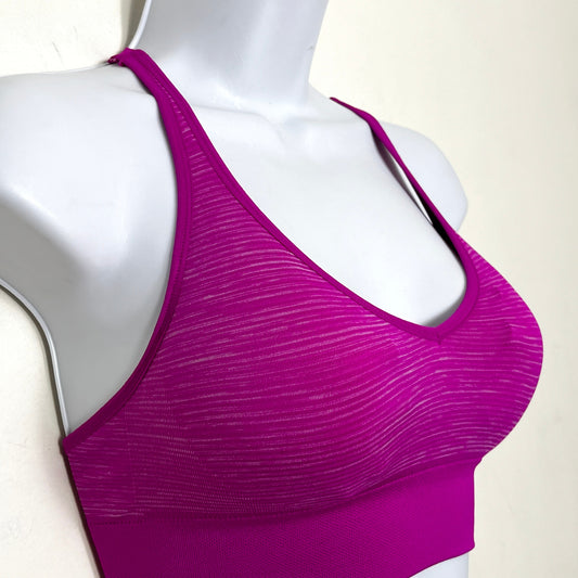 KMRY1 - Puma pink padded sports bra. Size small