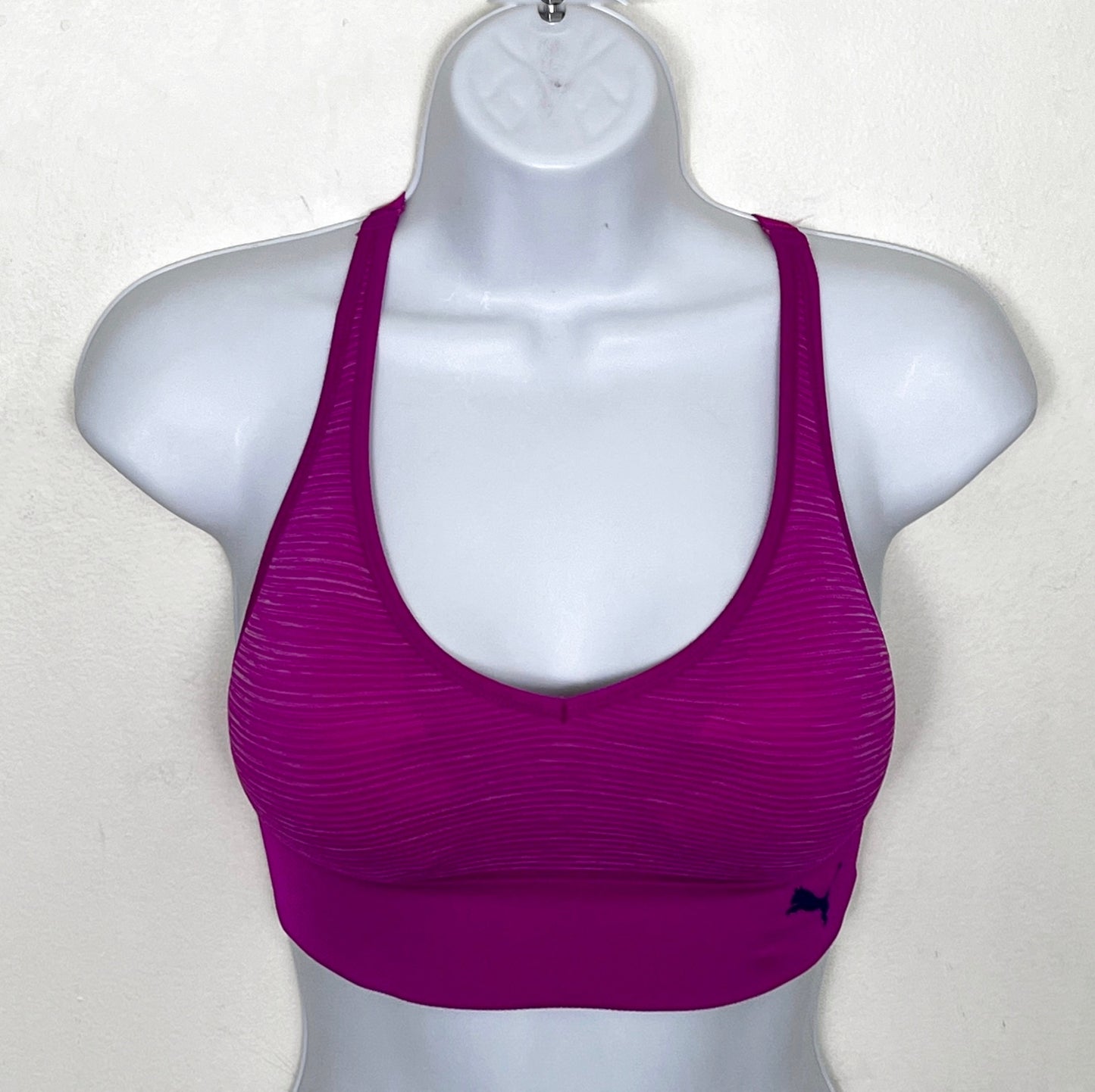 KMRY1 - Puma pink padded sports bra. Size small