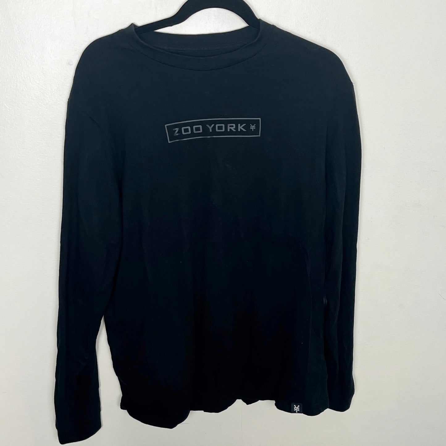 NOFF1 - Zoo York black long sleeved top. Men's size medium