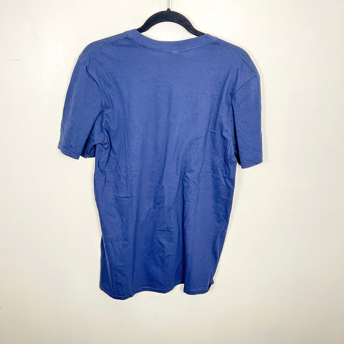 MBRS2 - Blue custom made "Follow Your Instincts" Bleach t-shirt. Men's size medium