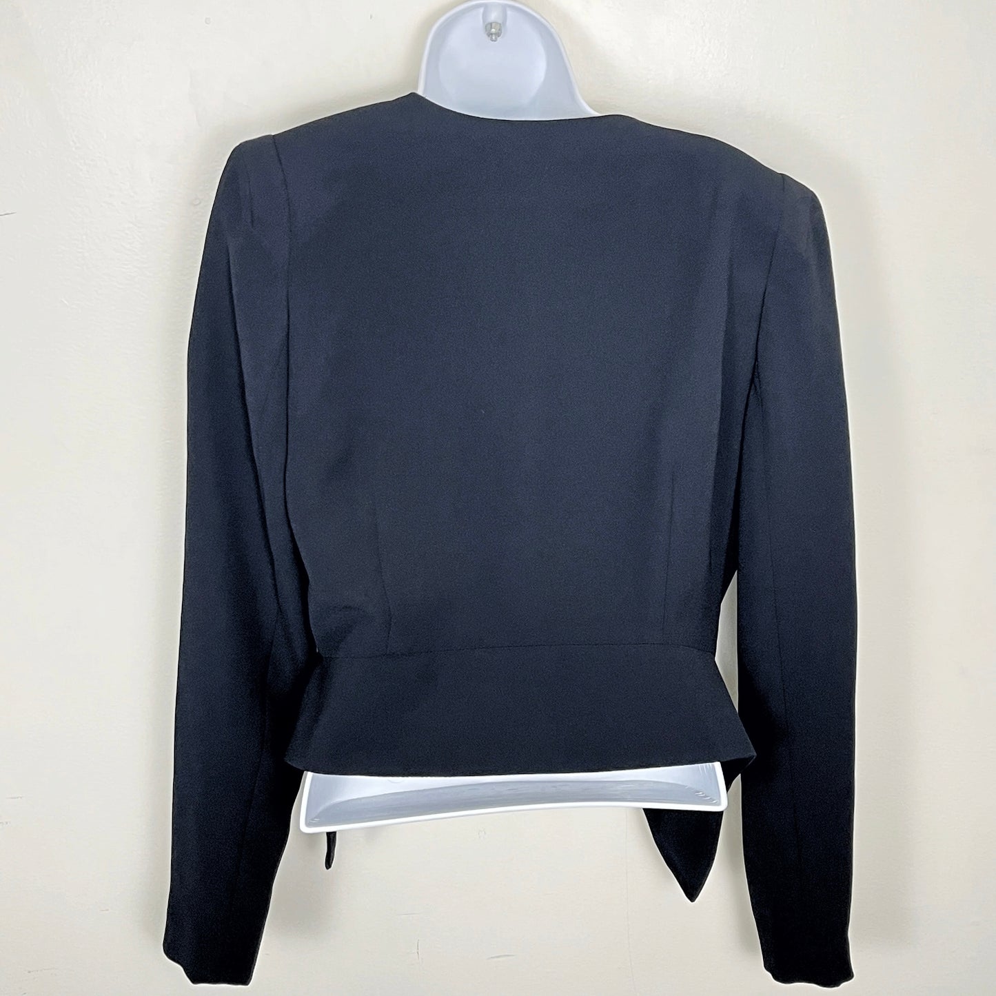 KMRY2 - Black Label black tuxedo style blazer. Size small