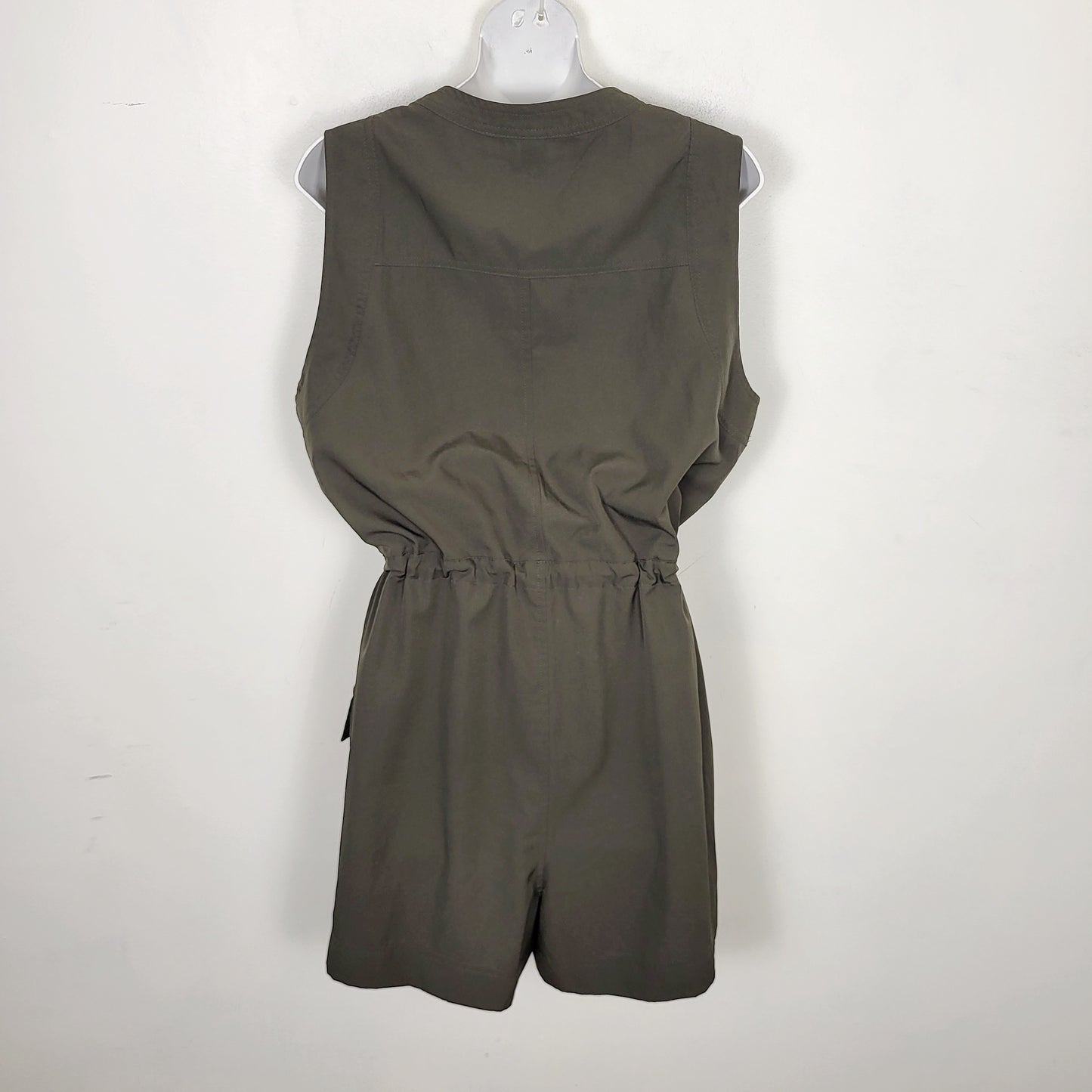 CBURD1 - Old Navy olive green quick dry sleeveless romper. Size large
