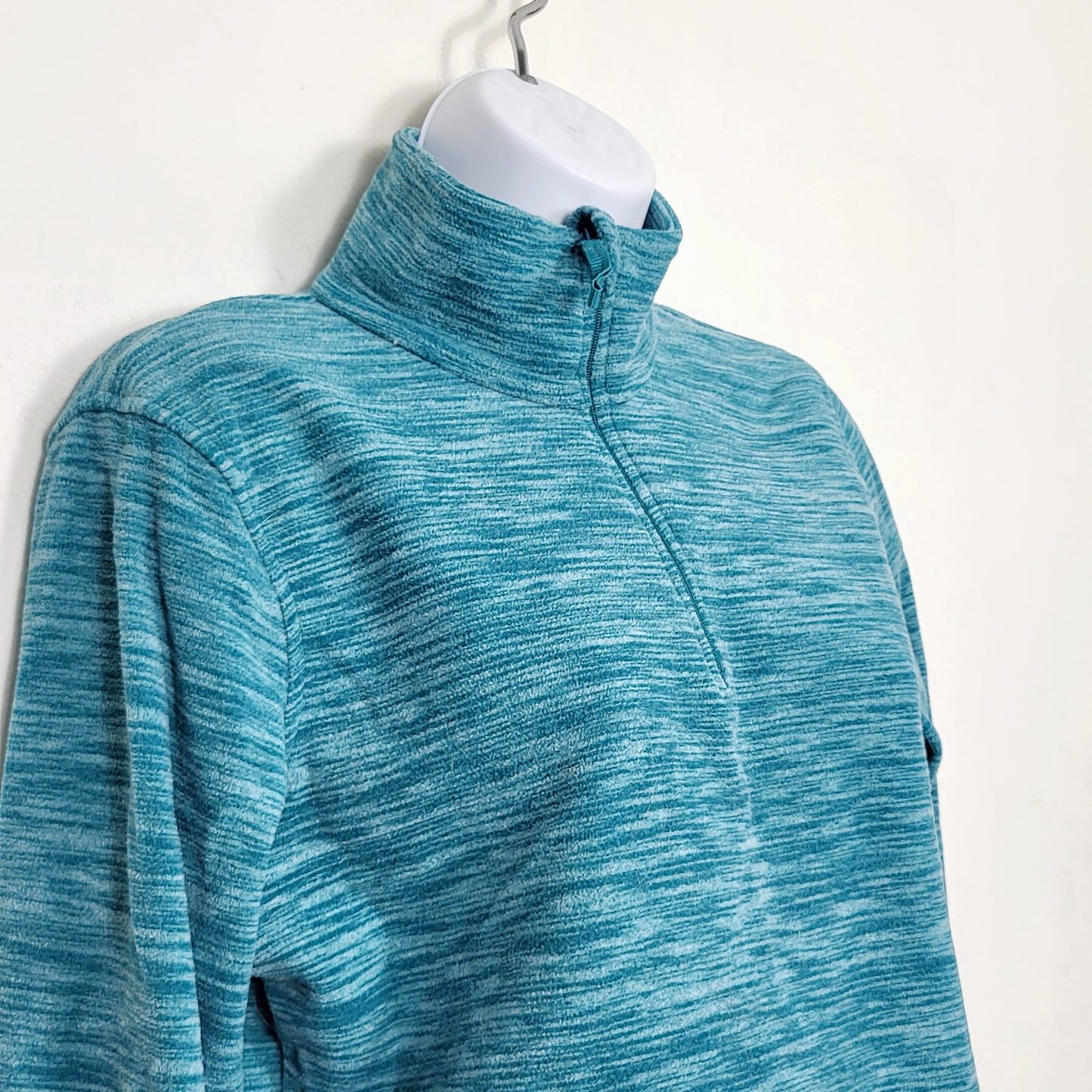 JECH1 - Mountain Warehouse teal half zip fleece pullover. Size small