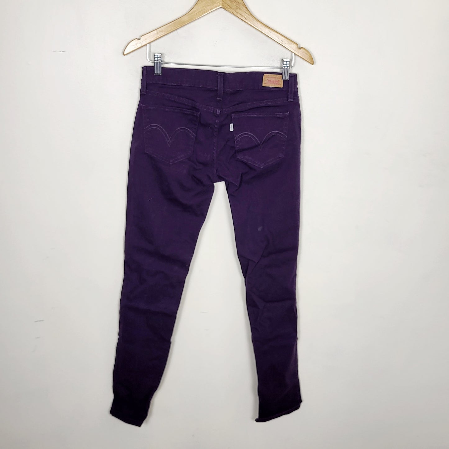 JECH1 - Vintage Y2K Levi's purple 524 "Too Super Low" low rise jeans. Size 9