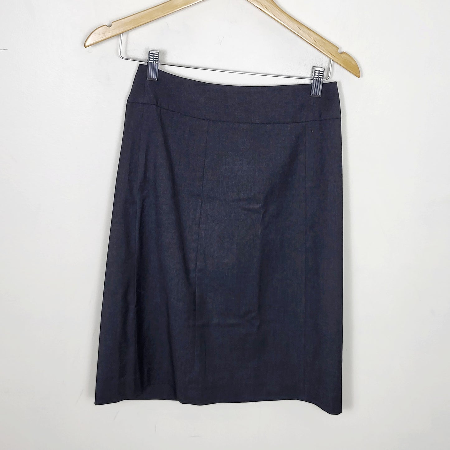 JECH1 - RW and Co charcoal grey "Patricia" A-line skirt. Size 2