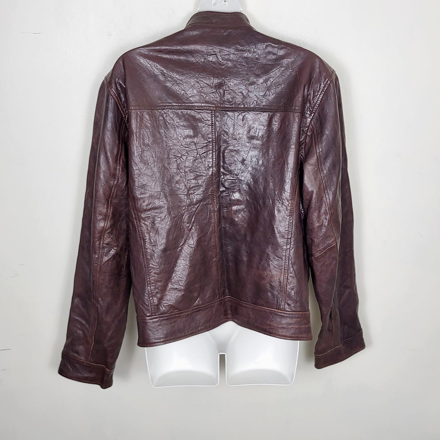 JECH1 - Boutique of Leathers brown leather jacket. Size 40 (Medium)