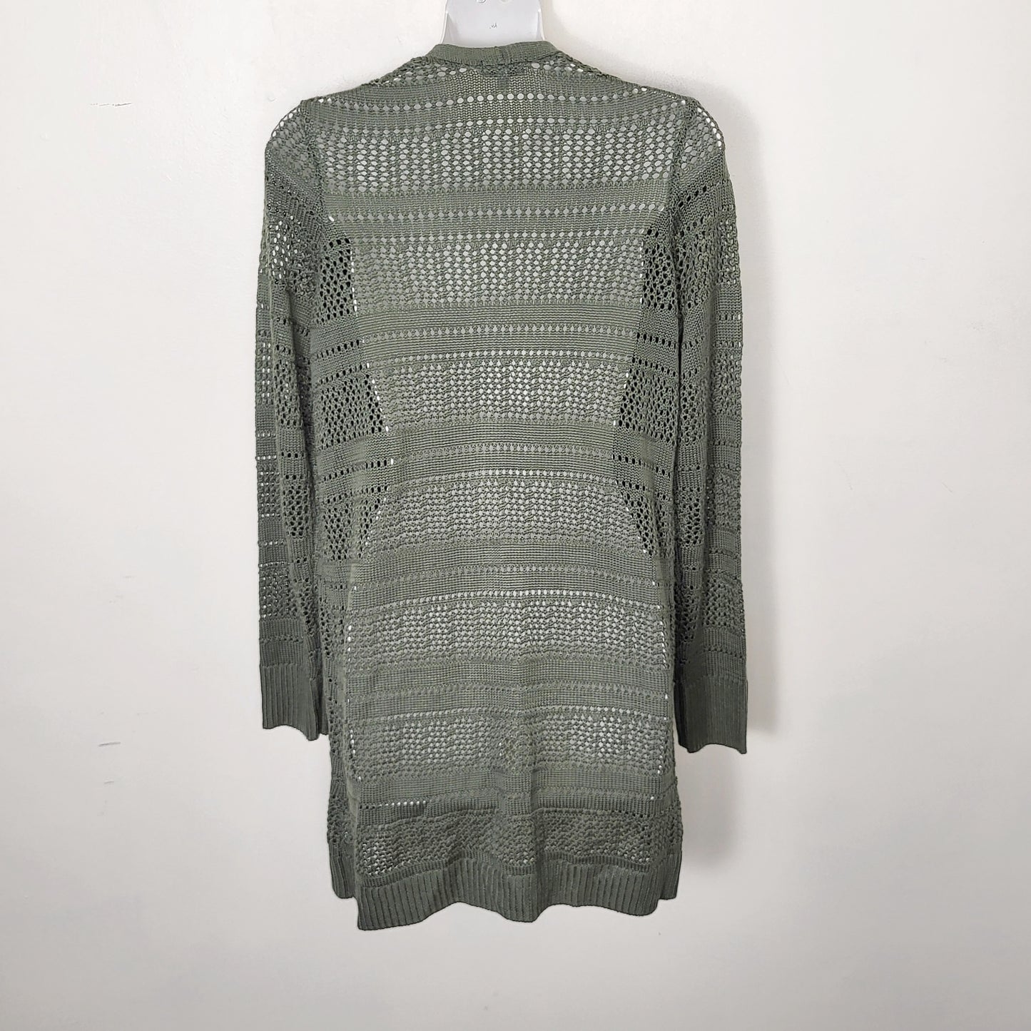 CFTZ - Kismet green loose knit open cardigan sweater. Size XS
