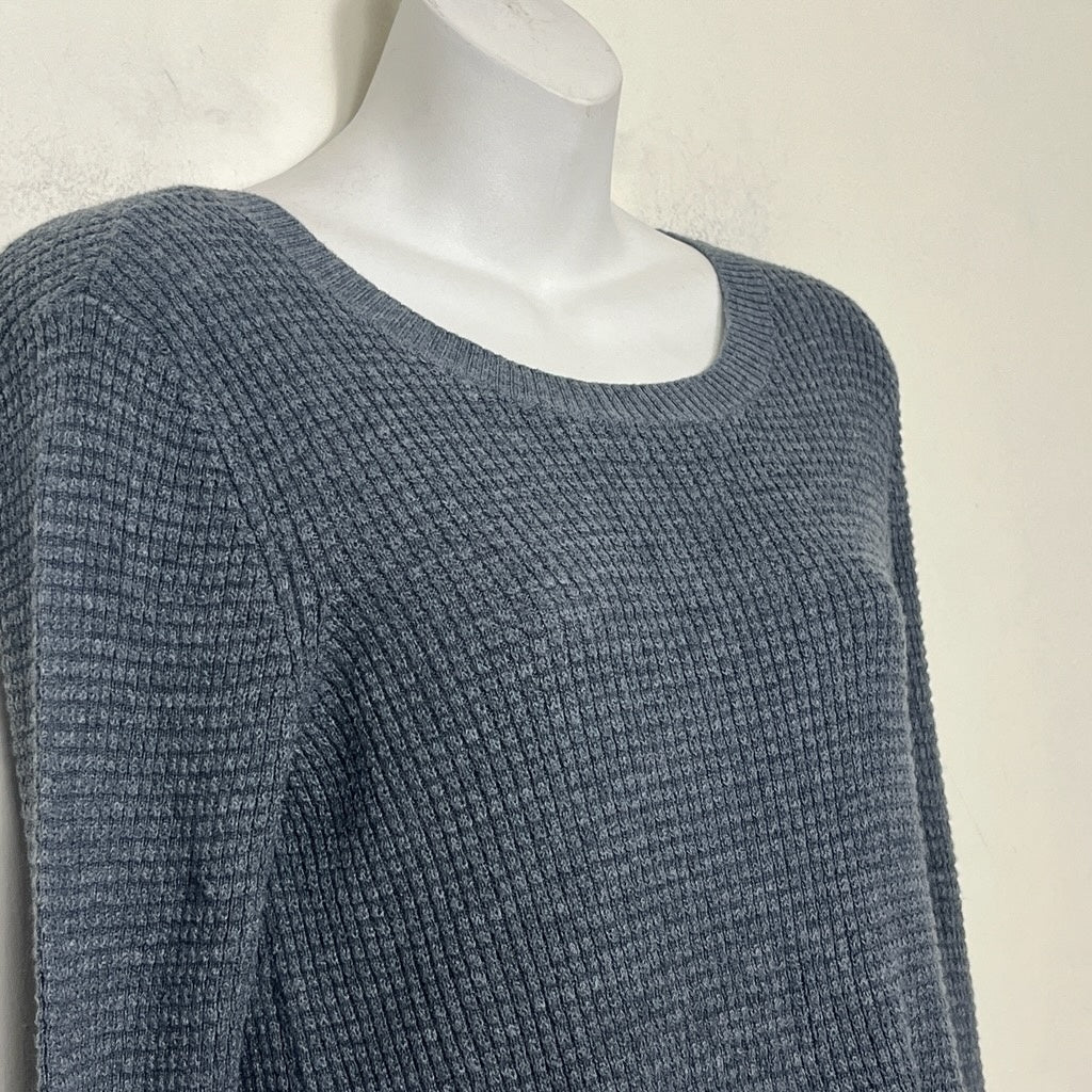 CFTZ - Kismet blue waffle knit top. Size medium