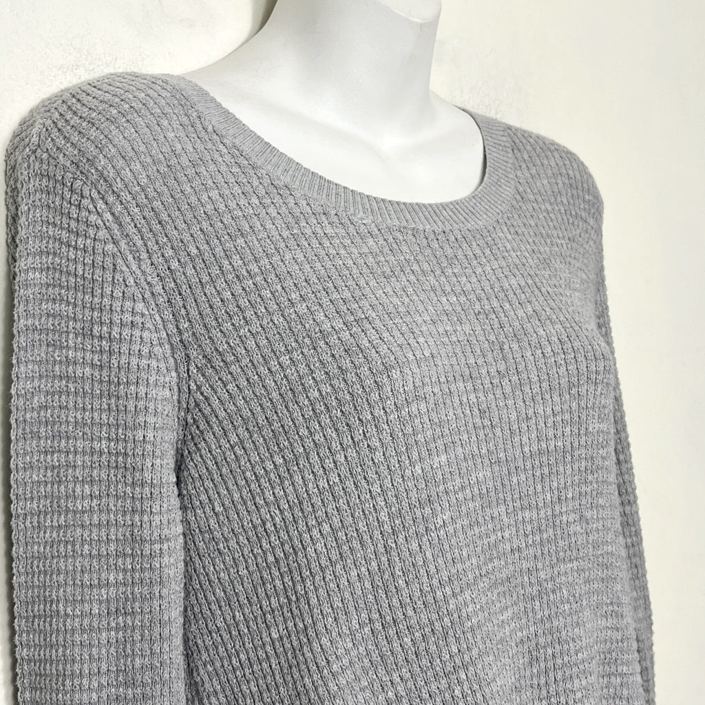 CFTZ - Kismet grey waffle knit top. Size medium