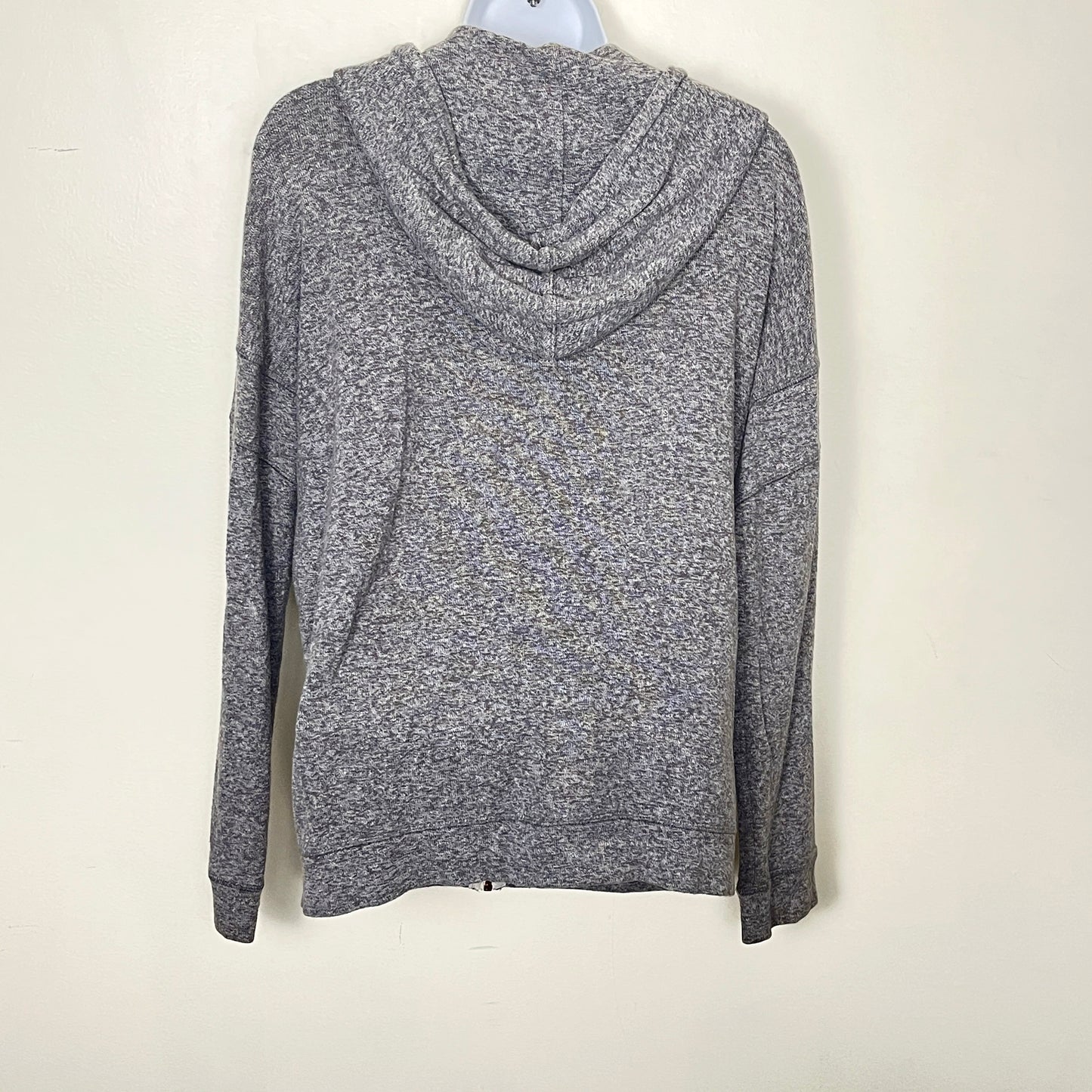 CFTZ - Volcom grey zip up "True to This" knit hoodie. Size medium
