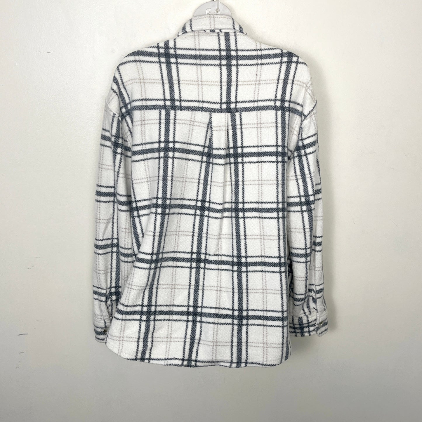 CFTZ - American Eagle plaid fleece shacket. Size small