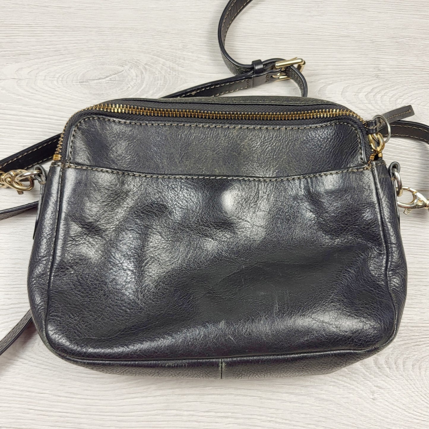 CFTZ2 - Fossil leather leather Syndey mini crossbody bag.