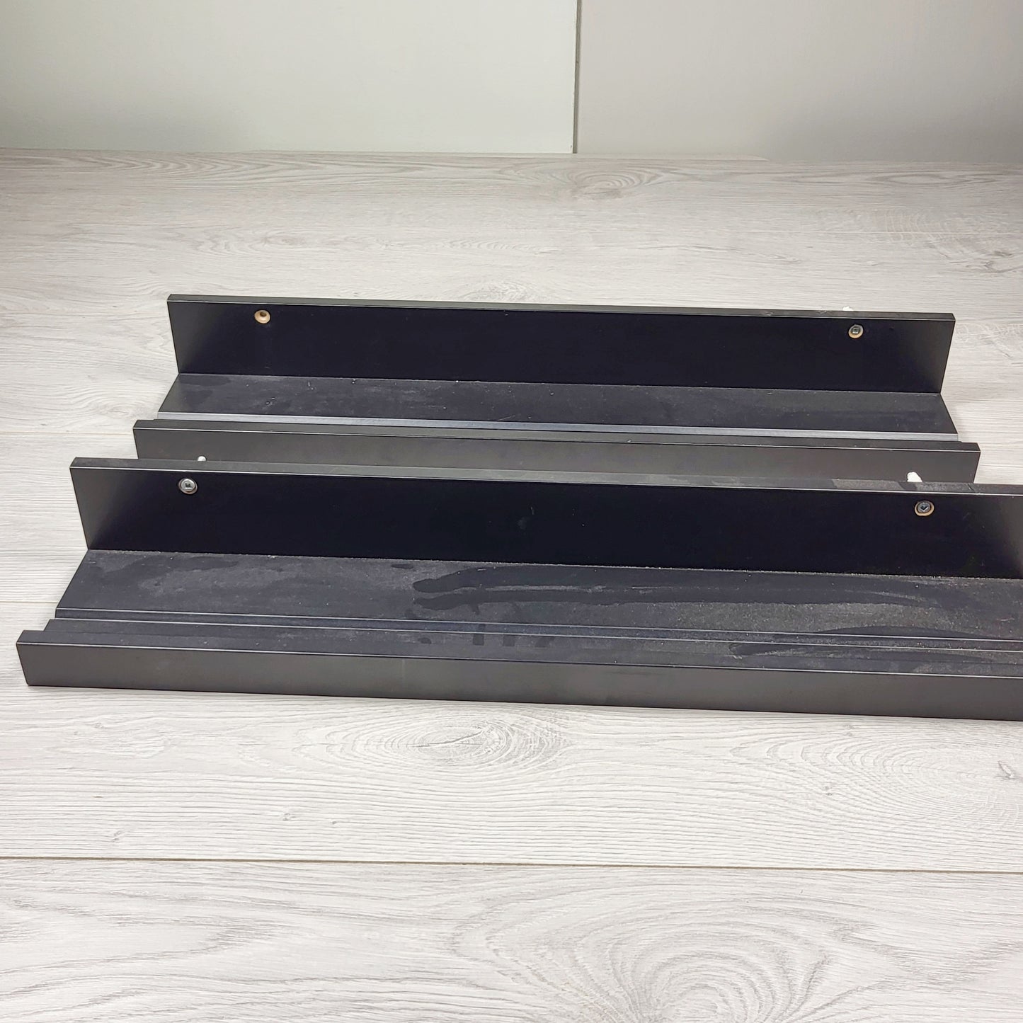 CFTZ2 - IKEA pair of Mosslanda picture frame shelves. LOCAL pick up or delivery only