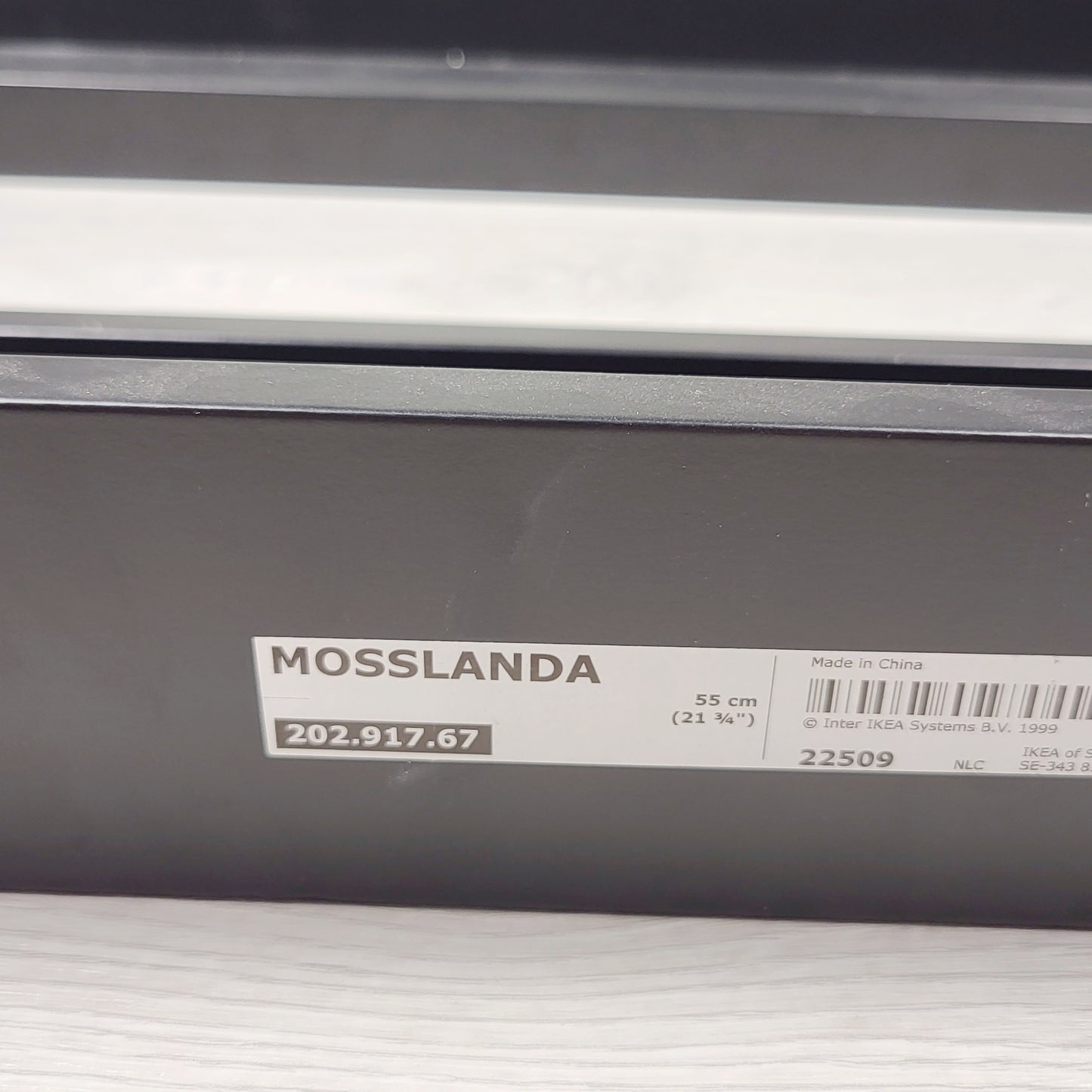 CFTZ2 - IKEA pair of Mosslanda picture frame shelves. LOCAL pick up or delivery only