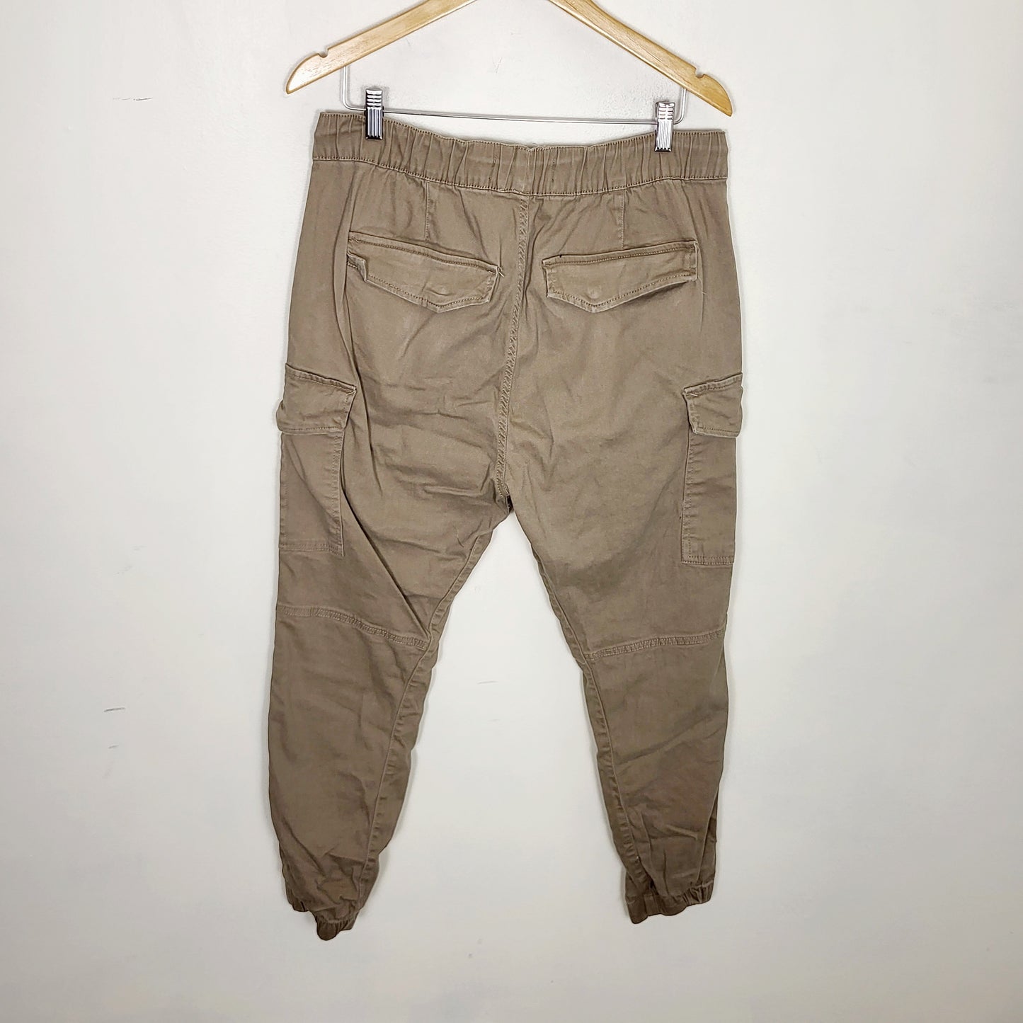 NOFF2 - Arsenic beige twill cargo jogger pant. Size large