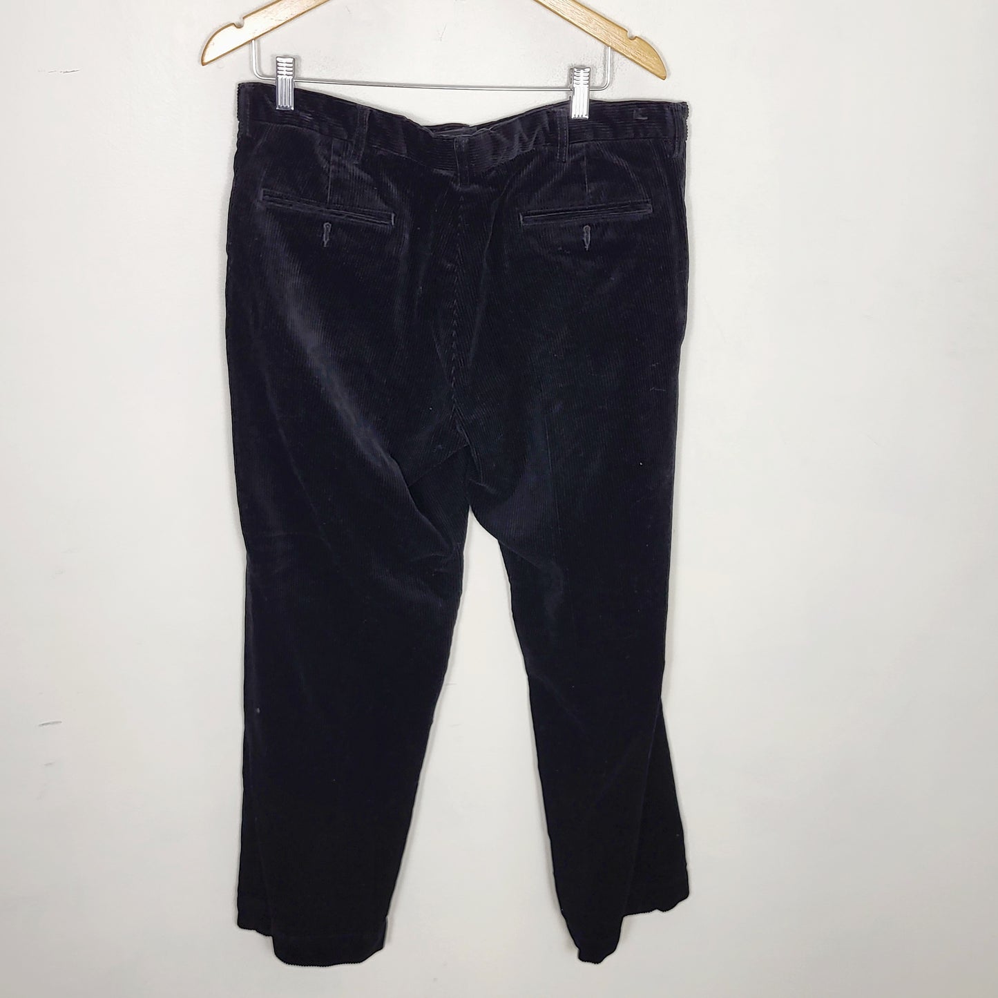 CKLB1 - Polo Ralph Laure black "Preston" corduroy trousers. Men's size 36