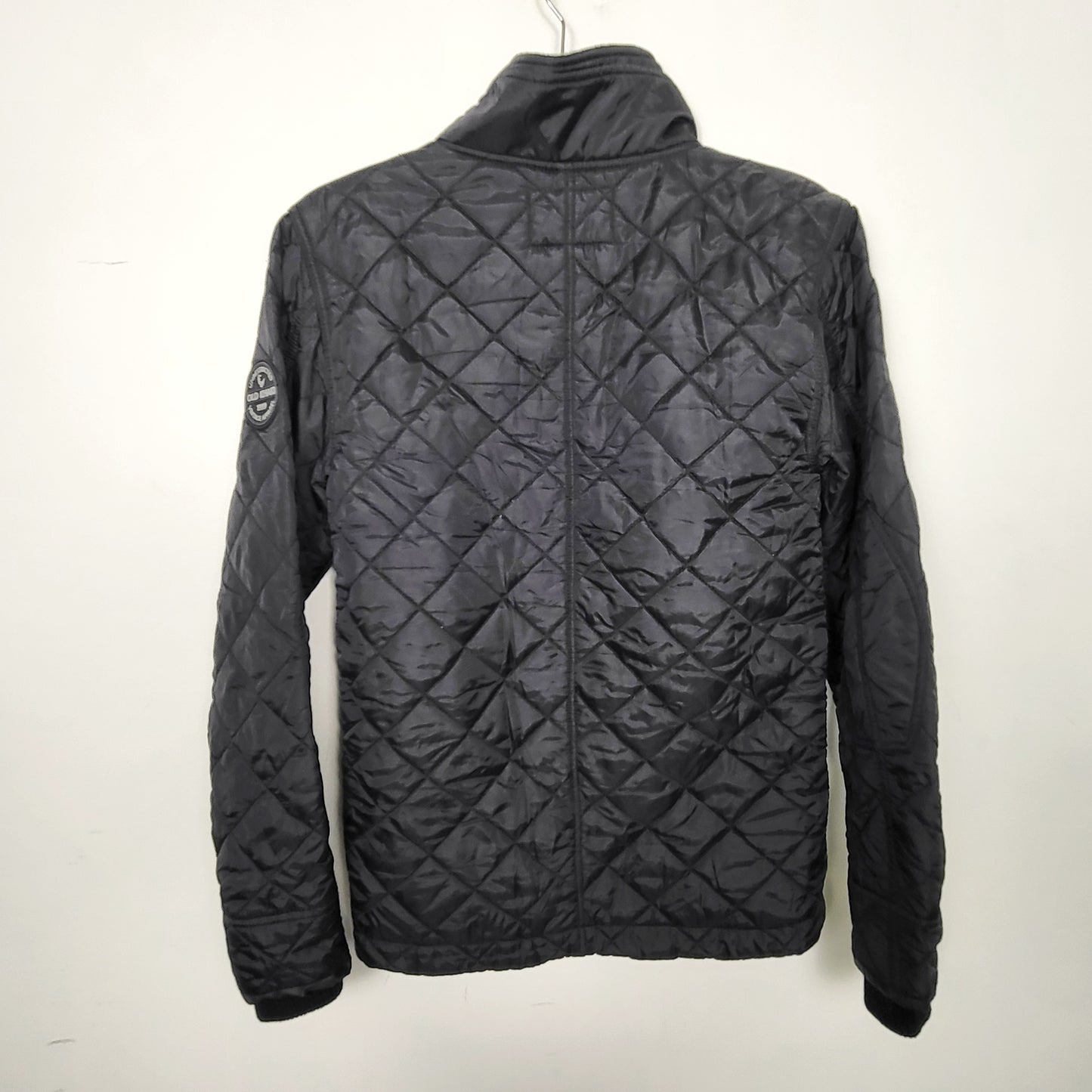 DZAV1 - Old Khaki black fleece lined quilted jacket. Size XS
