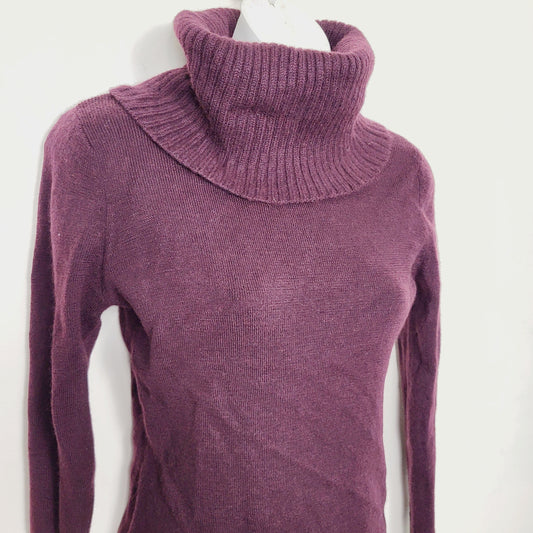 AMLE - Kenar 100% Merino wool cowl neck sweater. Size small