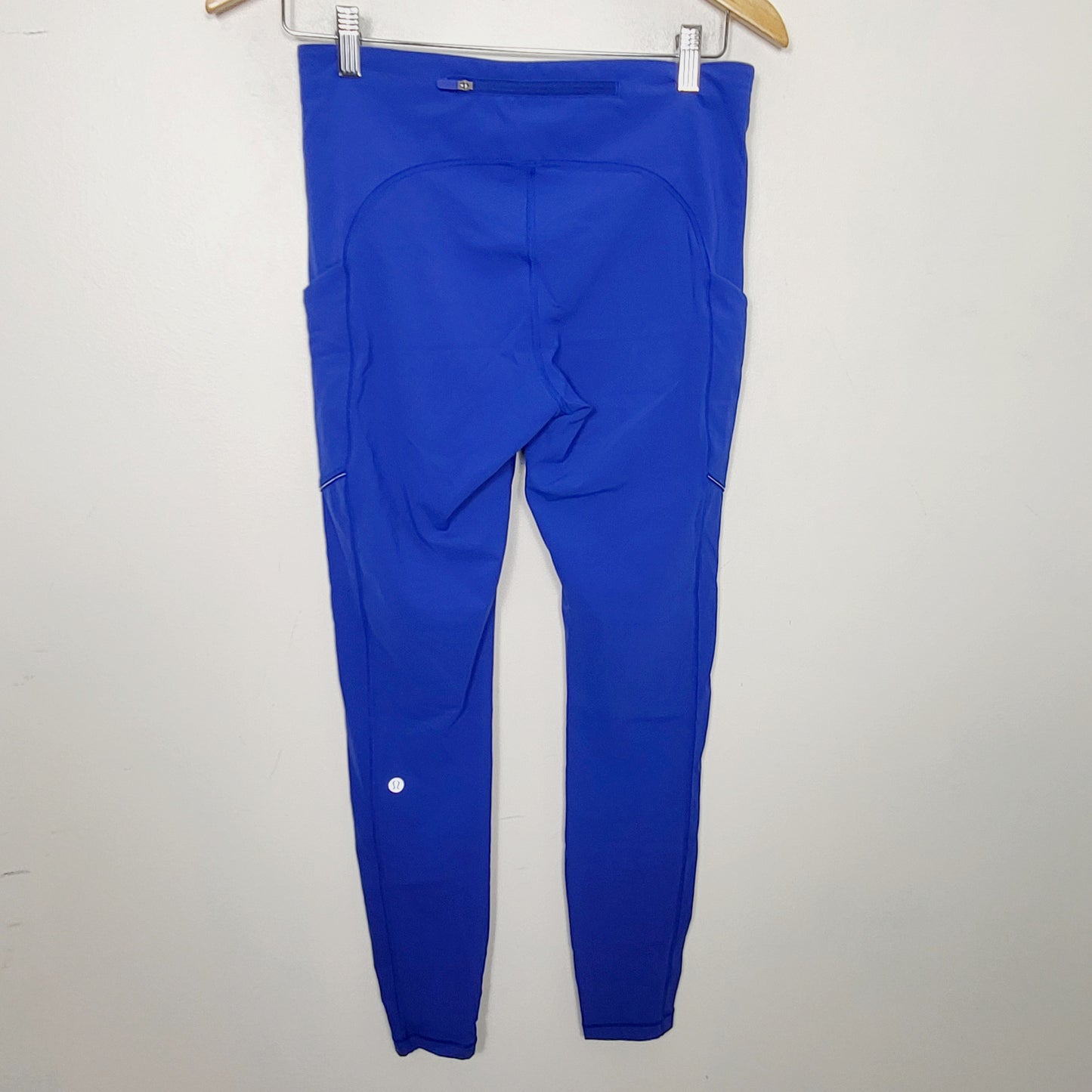 BBIN1 - Lululemon Speed Up Tights in Jet Stream blue. Size 8