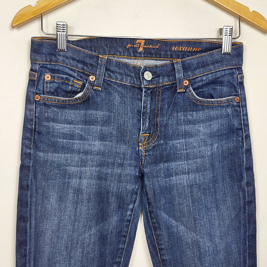 DZAV2 - 7 For All Mankind straight leg Roxanne jeans. Size 25 (measures more like a 28)