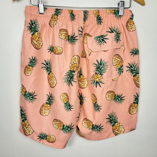 DZAV2 - Trunks pineapple board shorts / swim shorts. Men's size small