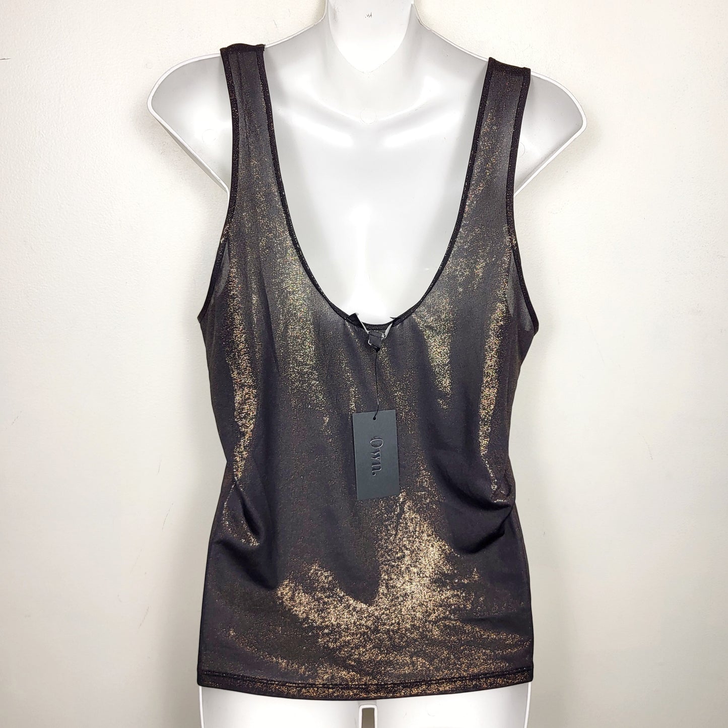 JKZ2 - NEW - Own (Next) shimmery bronze scoop neck top. Size small