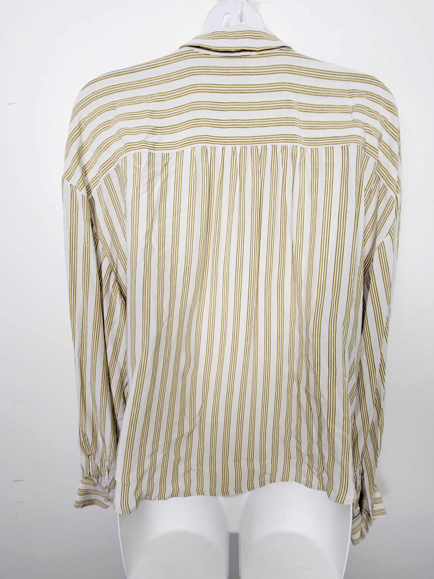 DOKN - Levi's yellow striped "Margot" blouse. Size medium