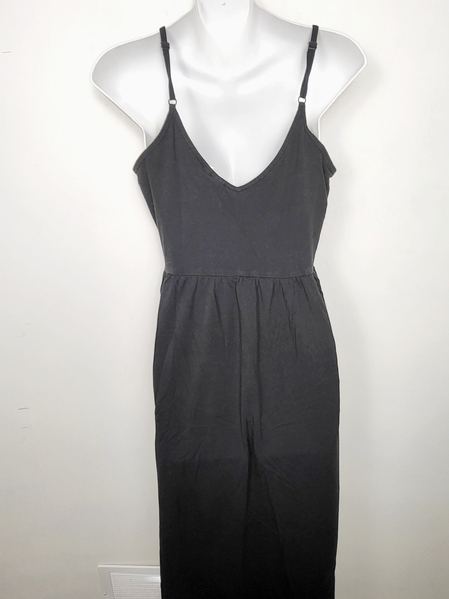 AGLL2 - Tentree black modal Sunset tank dress. Size large