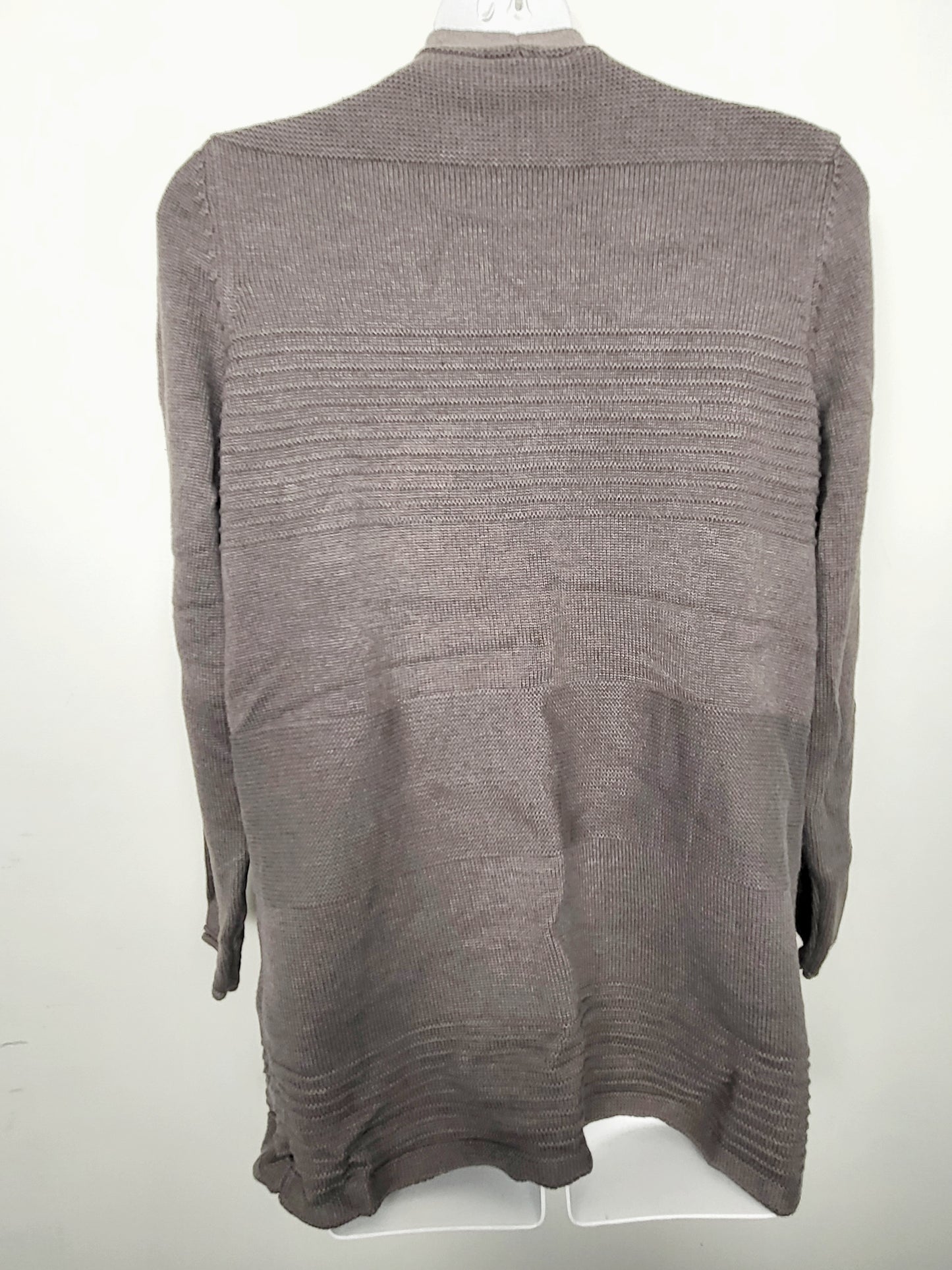 AGLL2 - Olsen Europe textured open cardigan sweater. Size 8
