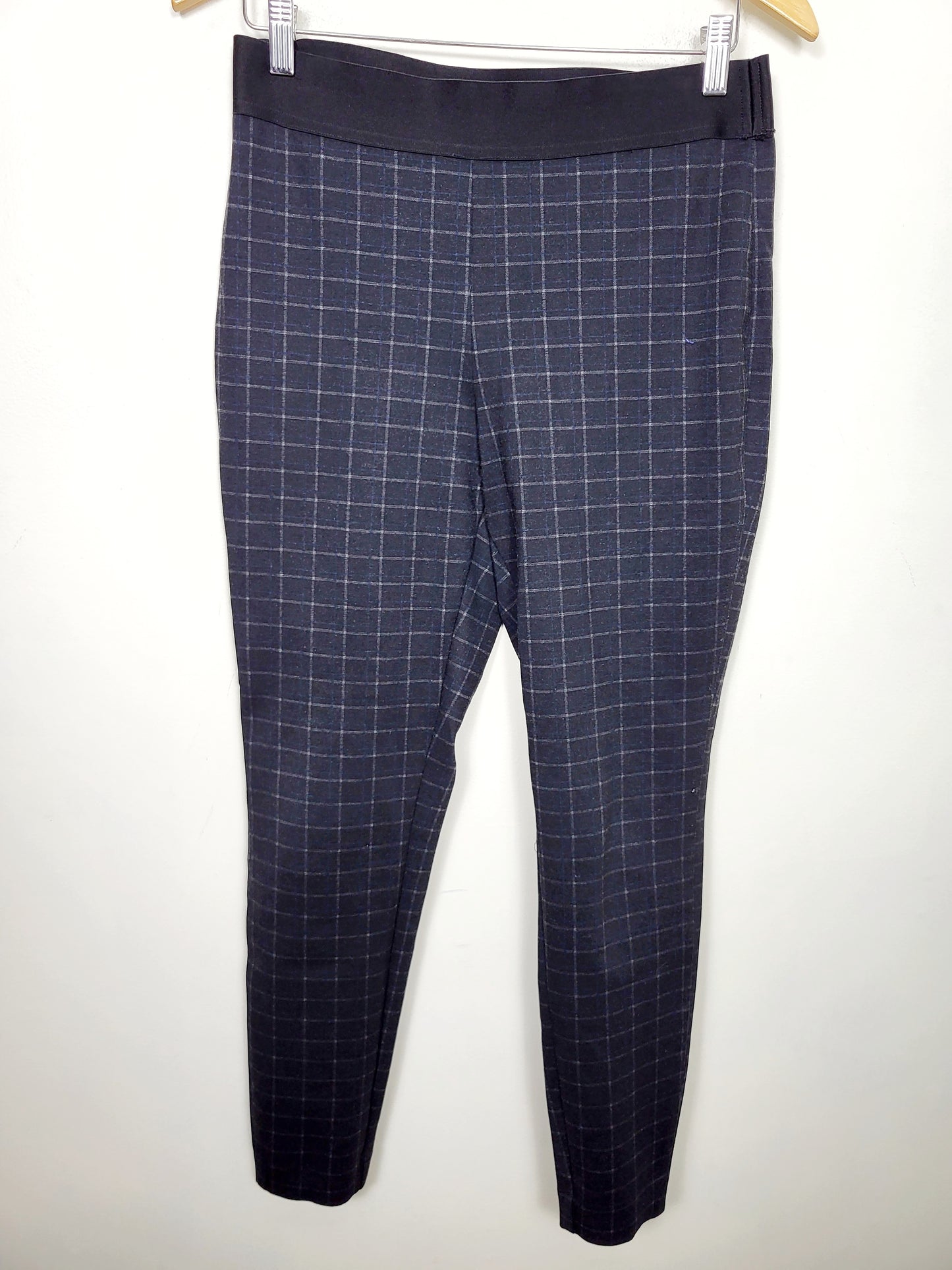 TRCA1 - Reitmans plaid stretch dress pant leggings. Size 10