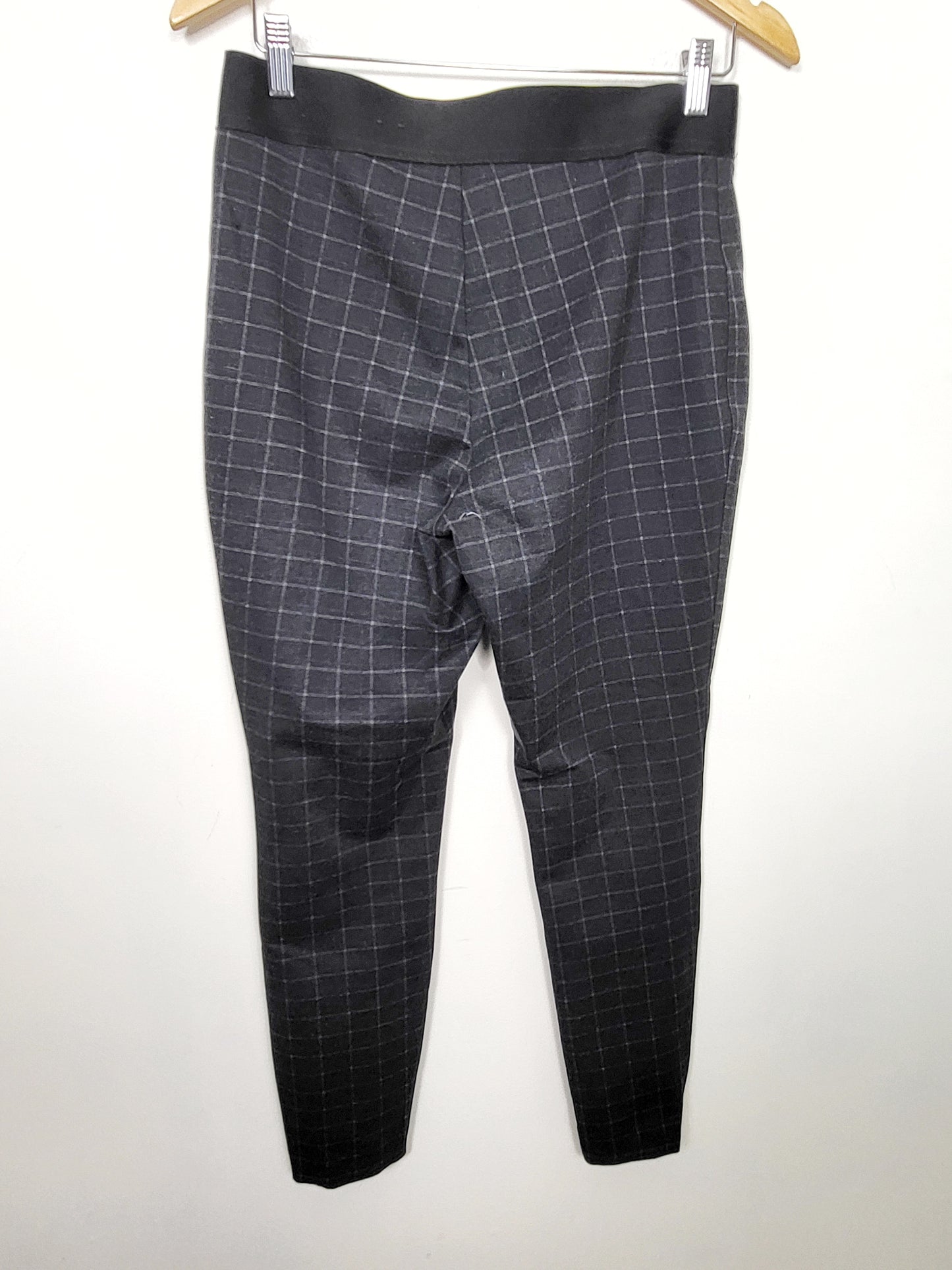 TRCA1 - Reitmans plaid stretch dress pant leggings. Size 10