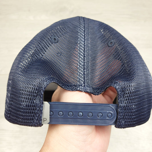 AART - Puma navy mesh backed pineapple cap. One size fits all