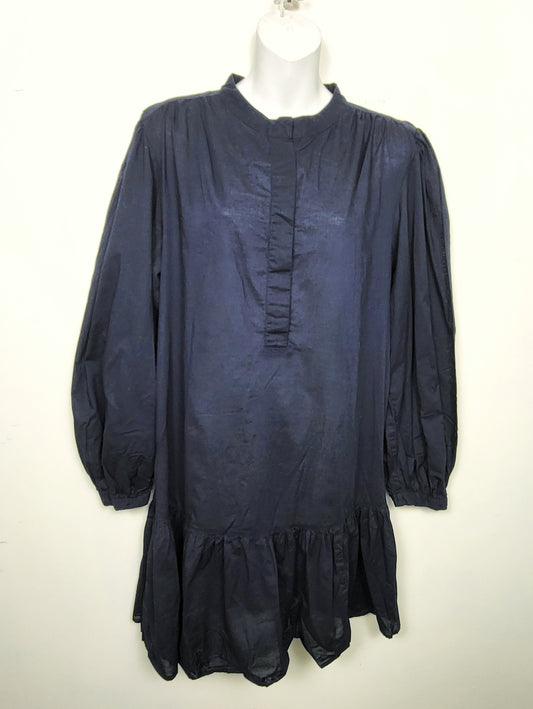 CHSP2 - Banana Republic Factory navy tiered dress. Size large
