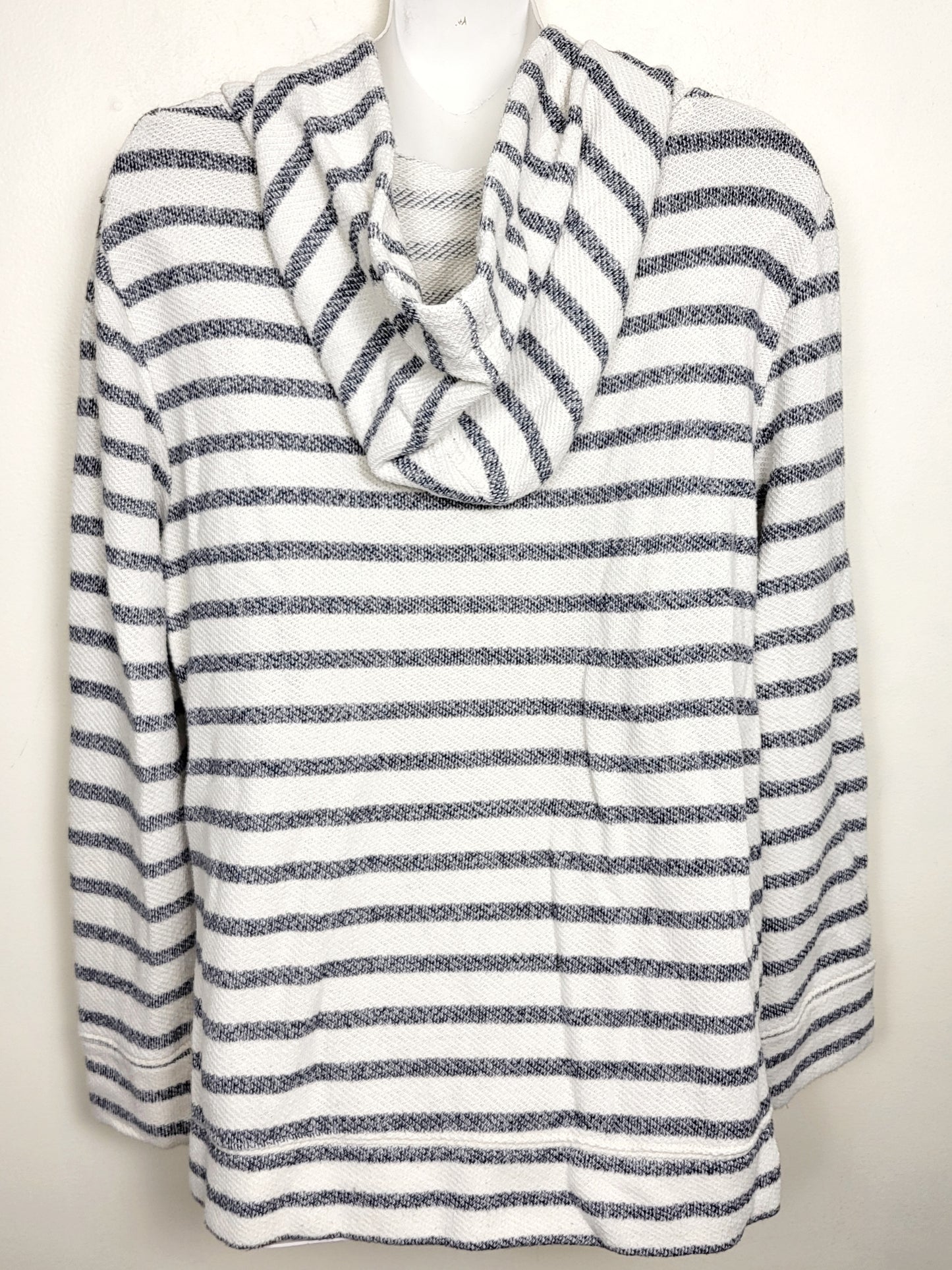 Old Navy striped knit hoodie. Size Large