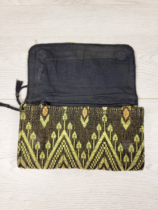 RVCA textile "Diamond Traveler" clutch