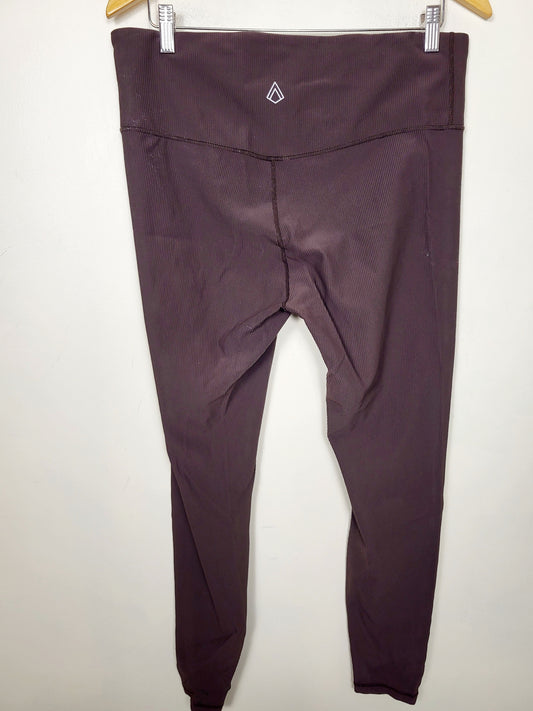 Arro Athletics brown ribbed leggings. Size XL